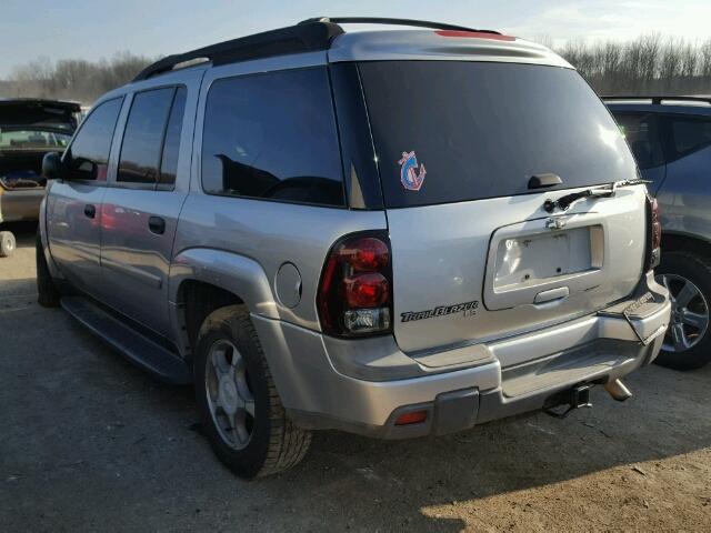 1GNET16S266114882 - 2006 CHEVROLET TRAILBLAZE SILVER photo 3