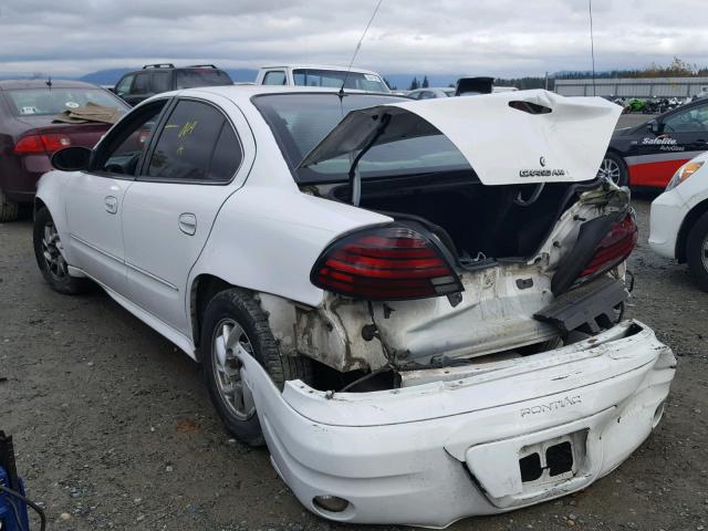 1G2NG52E74M505494 - 2004 PONTIAC GRAND AM S თეთრი ფოტო 3