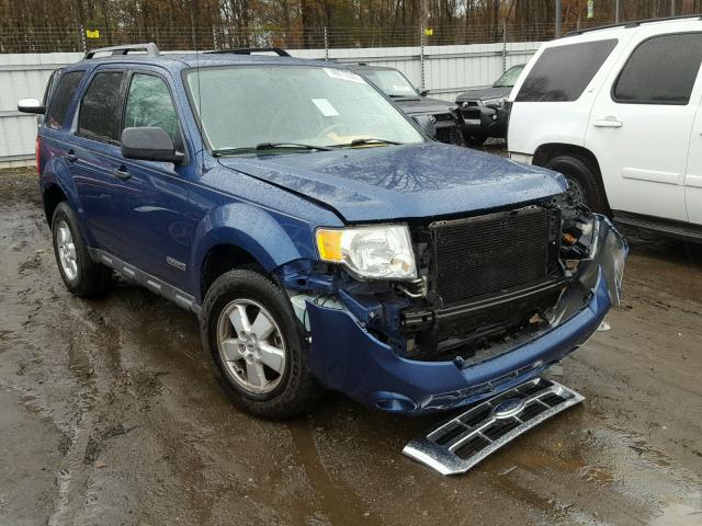 1FMCU93Z98KB58249 - 2008 FORD ESCAPE XLT BLUE photo 1