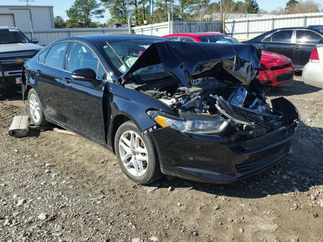 3FA6P0H71GR170035 - 2016 FORD FUSION SE BLACK photo 1