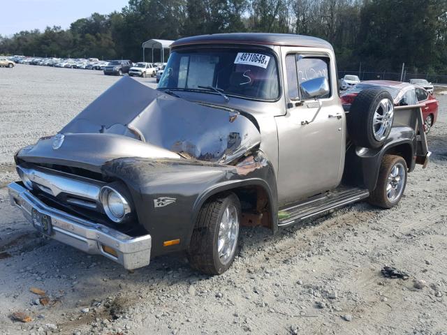 F10D6U72044 - 1956 FORD PICK UP GOLD photo 2