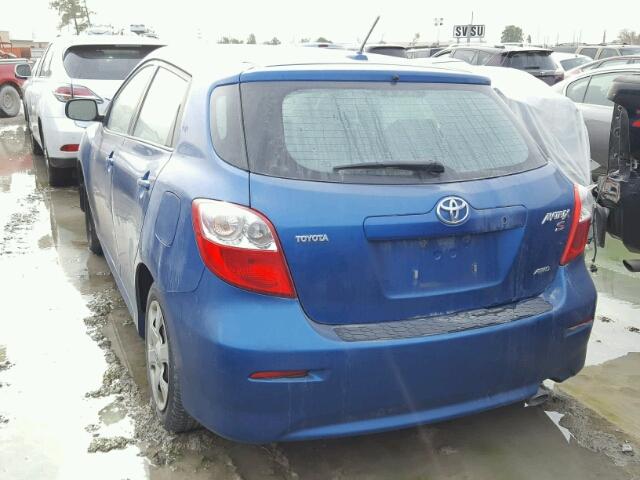 2T1LE40E99C008165 - 2009 TOYOTA COROLLA MA BLUE photo 3