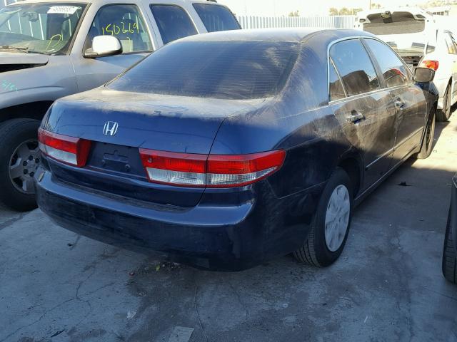 JHMCM56363C053223 - 2003 HONDA ACCORD LX BLUE photo 4