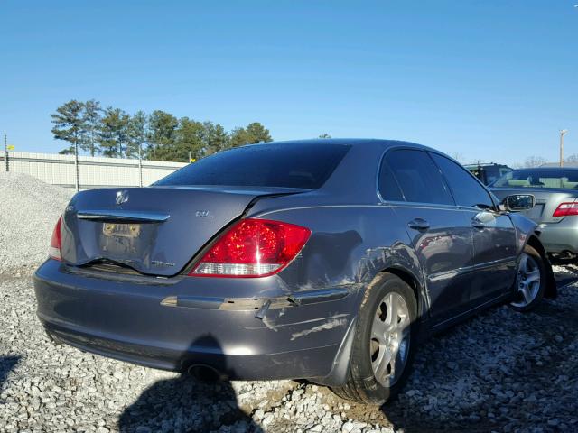JH4KB16638C004508 - 2008 ACURA RL ნაცრისფერი ფოტო 4
