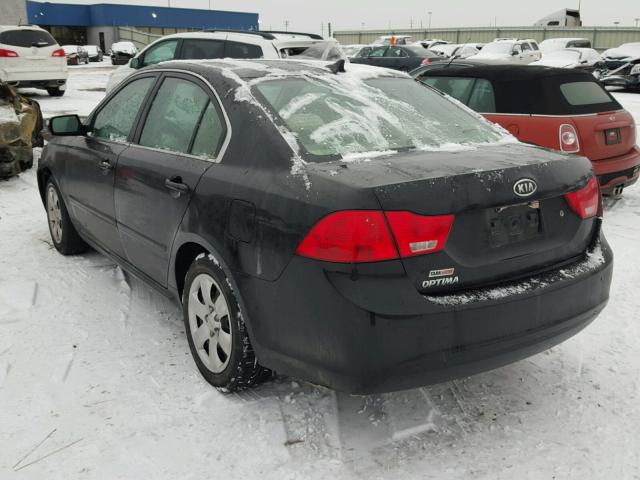 KNAGG4A81A5450800 - 2010 KIA OPTIMA LX BLACK photo 3