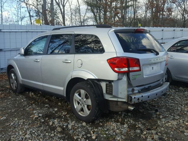 3D4PH1FG5BT517255 - 2011 DODGE JOURNEY MA SILVER photo 3