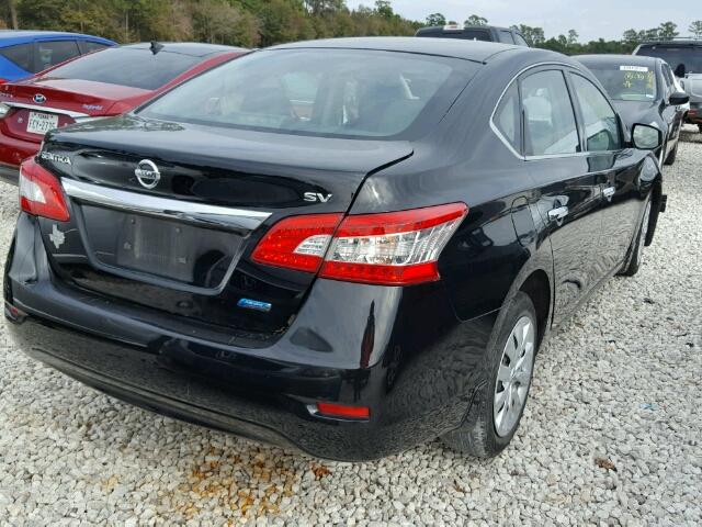 3N1AB7AP6EY258722 - 2014 NISSAN SENTRA S BLACK photo 4