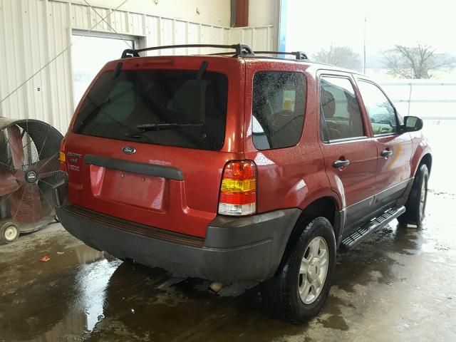 1FMYU03133KE20920 - 2003 FORD ESCAPE XLT MAROON photo 4