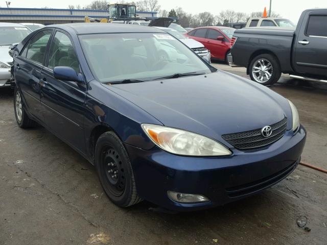 4T1BE32K23U649107 - 2003 TOYOTA CAMRY LE BLUE photo 1