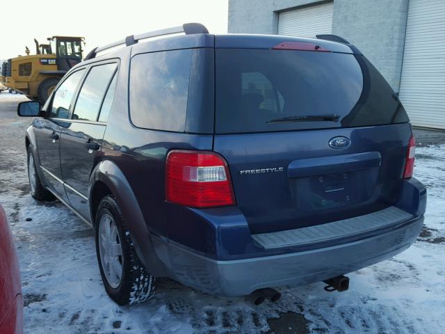 1FMZK01146GA58133 - 2006 FORD FREESTYLE BLUE photo 3