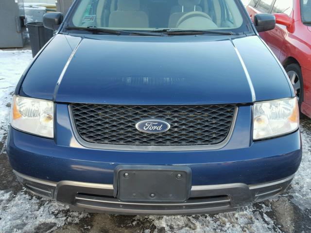 1FMZK01146GA58133 - 2006 FORD FREESTYLE BLUE photo 9