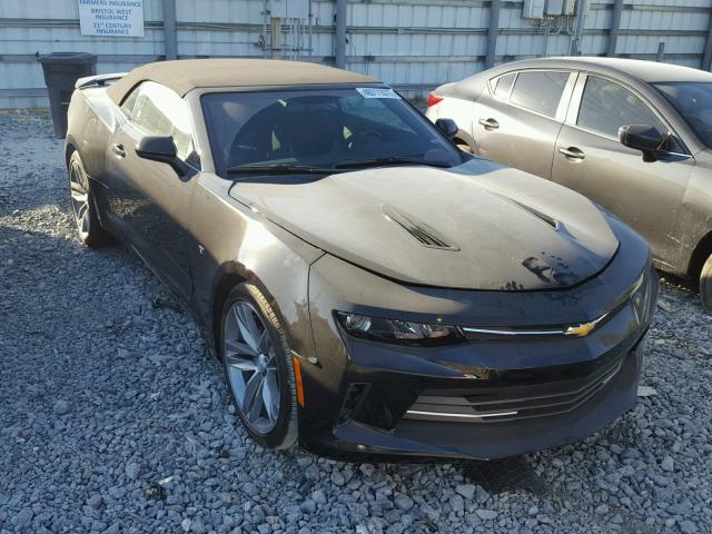 1G1FB3DS3J0102162 - 2018 CHEVROLET CAMARO LT BLACK photo 1