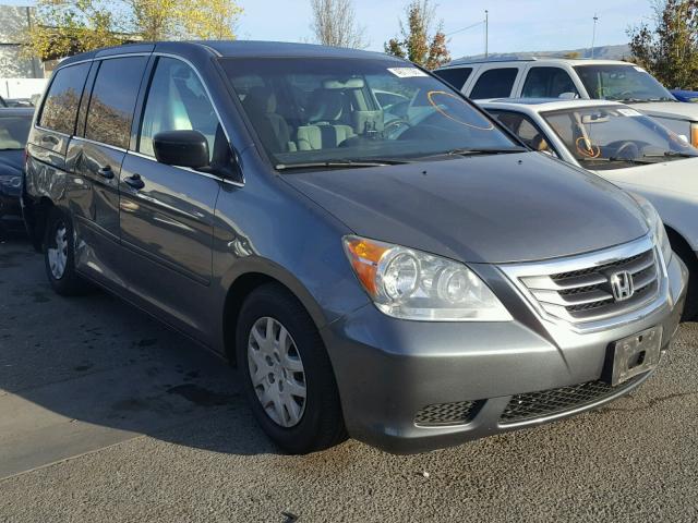 5FNRL3H22AB039973 - 2010 HONDA ODYSSEY LX GRAY photo 1