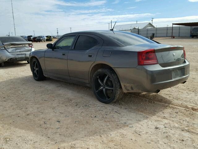 2B3KA43G78H198462 - 2008 DODGE CHARGER GRAY photo 3