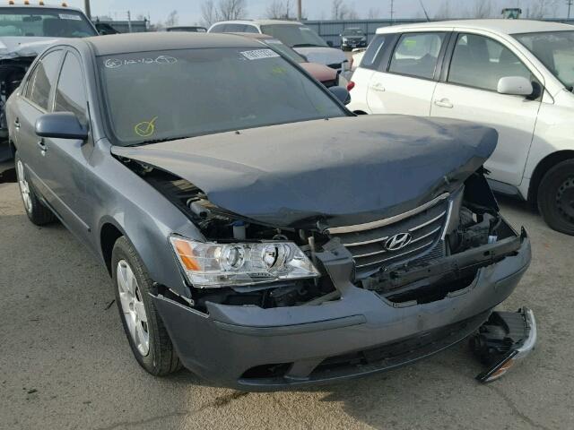 5NPET46C79H432316 - 2009 HYUNDAI SONATA GLS GRAY photo 1