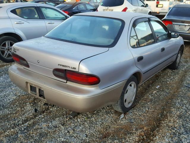 1Y1SK526XTZ015229 - 1996 GEO PRIZM BASE TAN photo 4