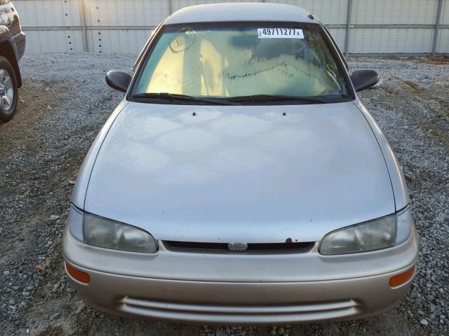 1Y1SK526XTZ015229 - 1996 GEO PRIZM BASE TAN photo 9