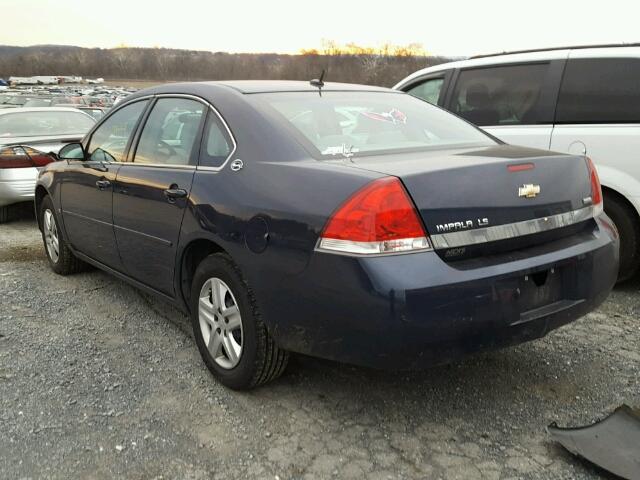 2G1WB58K679232442 - 2007 CHEVROLET IMPALA LS BLUE photo 3