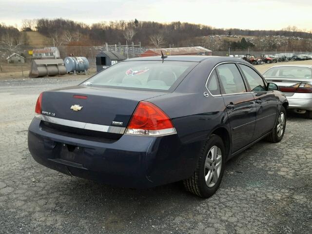 2G1WB58K679232442 - 2007 CHEVROLET IMPALA LS BLUE photo 4