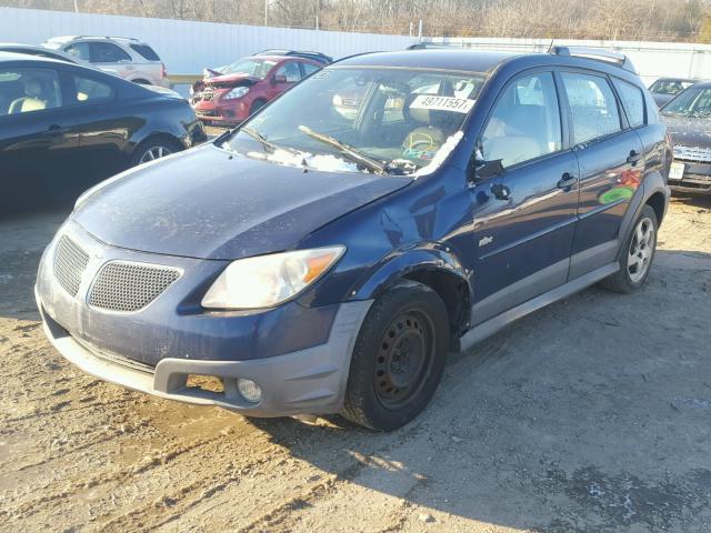 5Y2SL65846Z430510 - 2006 PONTIAC VIBE BLUE photo 2