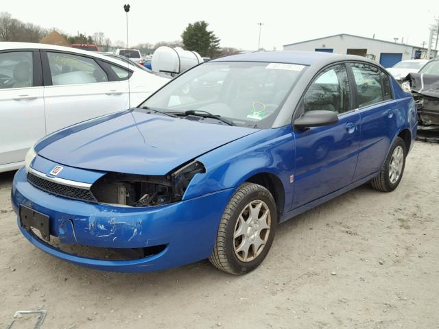 1G8AZ52F73Z137326 - 2003 SATURN ION LEVEL BLUE photo 2