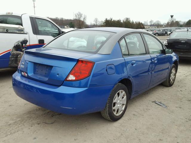 1G8AZ52F73Z137326 - 2003 SATURN ION LEVEL BLUE photo 4