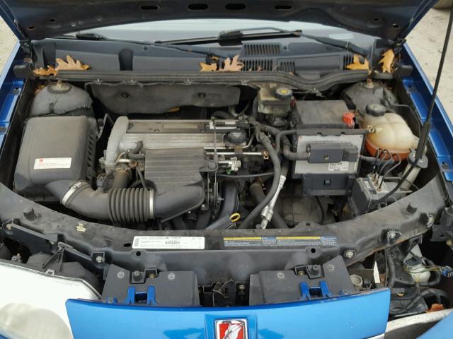 1G8AZ52F73Z137326 - 2003 SATURN ION LEVEL BLUE photo 7