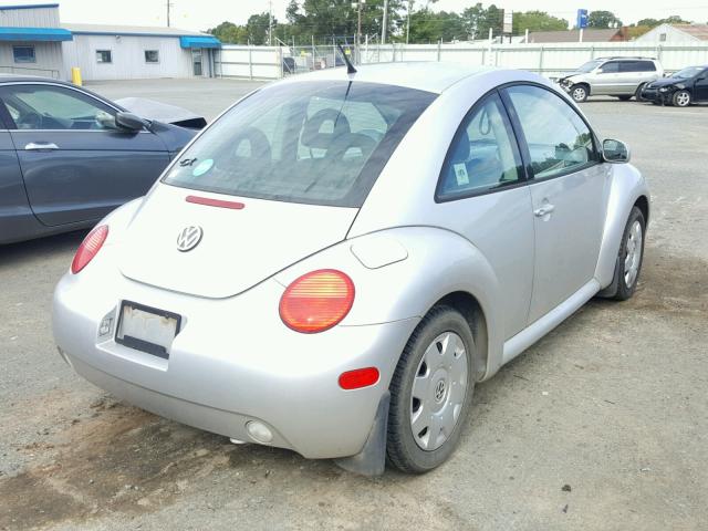 3VWBS21C01M422952 - 2001 VOLKSWAGEN NEW BEETLE 银色 照片 4