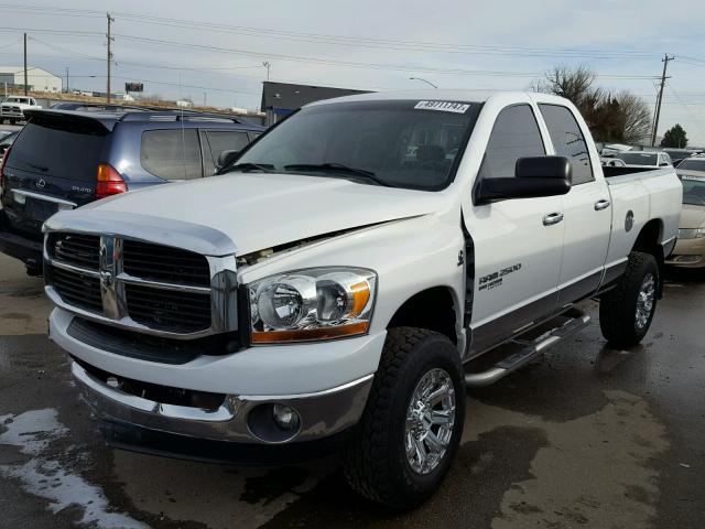 1D7KS28C46J136248 - 2006 DODGE RAM 2500 S WHITE photo 2