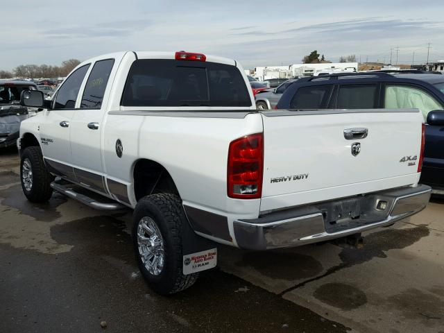 1D7KS28C46J136248 - 2006 DODGE RAM 2500 S WHITE photo 3