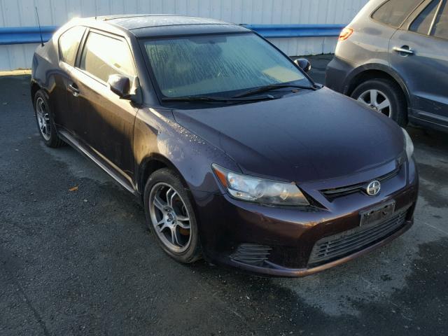 JTKJF5C75B3010316 - 2011 TOYOTA SCION TC 勃艮第红 照片 1