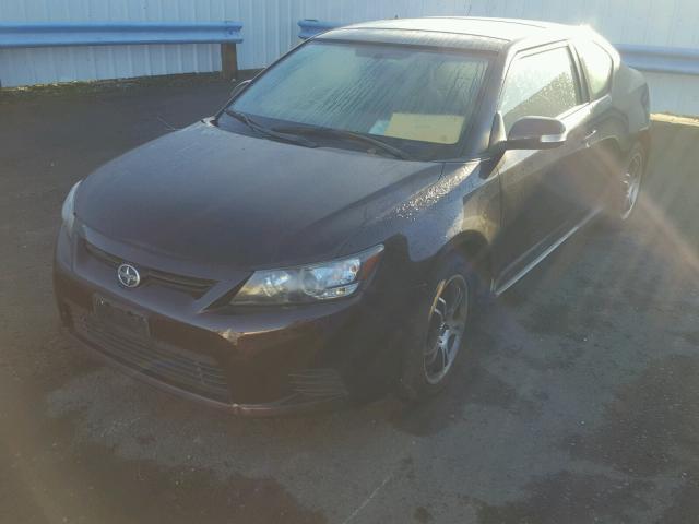 JTKJF5C75B3010316 - 2011 TOYOTA SCION TC 勃艮第红 照片 2