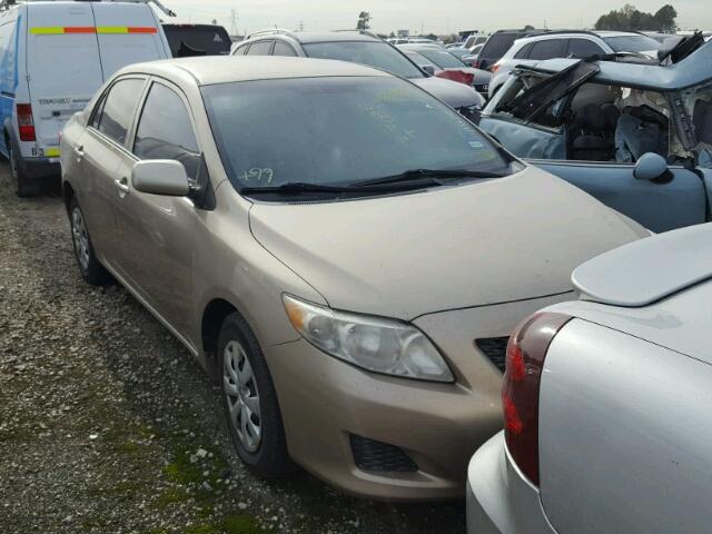 1NXBU4EE2AZ248653 - 2010 TOYOTA COROLLA GOLD photo 1