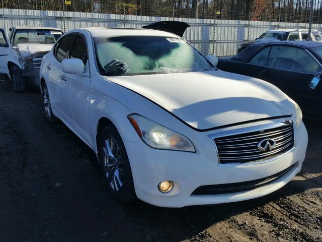 JN1BY1AP1BM322776 - 2011 INFINITI M37 WHITE photo 1