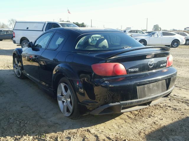 JM1FE17N640138425 - 2004 MAZDA RX8 BLACK photo 3