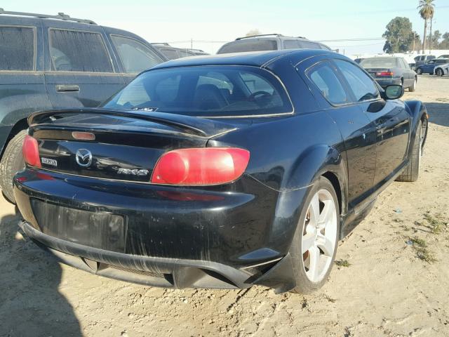 JM1FE17N640138425 - 2004 MAZDA RX8 BLACK photo 4