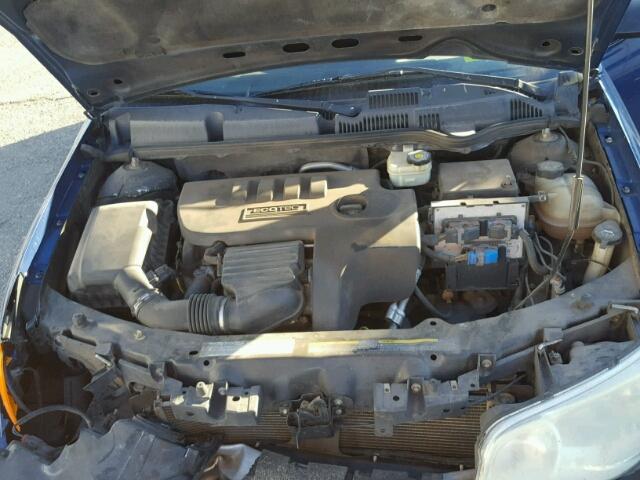 1G8AN14F35Z169582 - 2005 SATURN ION LEVEL BLUE photo 7