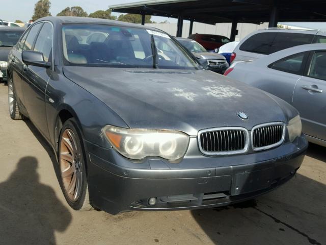 WBAGL63494DP71270 - 2004 BMW 745 I GRAY photo 1