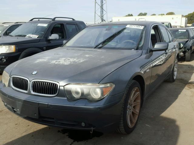 WBAGL63494DP71270 - 2004 BMW 745 I GRAY photo 2