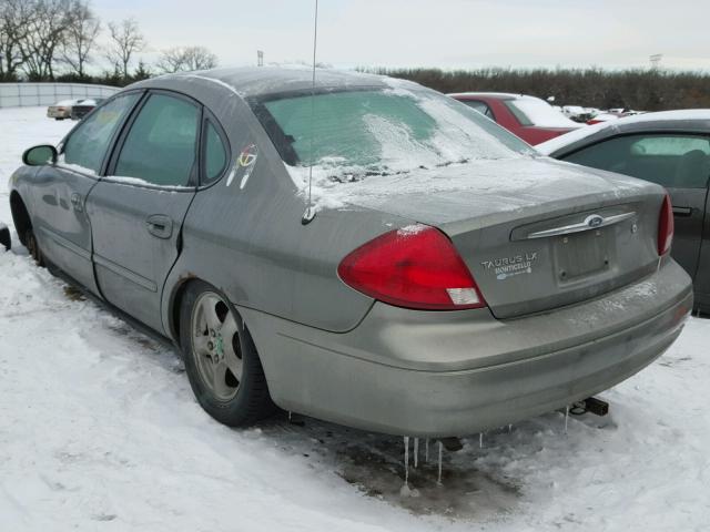 1FAFP52U81G100817 - 2001 FORD TAURUS LX GRAY photo 3