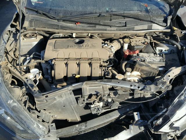 3N1AB7AP5GY318718 - 2016 NISSAN SENTRA S CHARCOAL photo 7