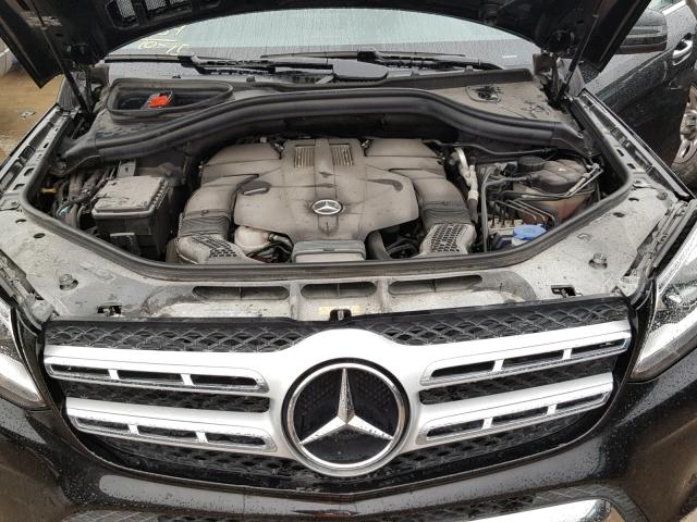 4JGDF6EE2HA857705 - 2017 MERCEDES-BENZ GLS 450 4M BLACK photo 7