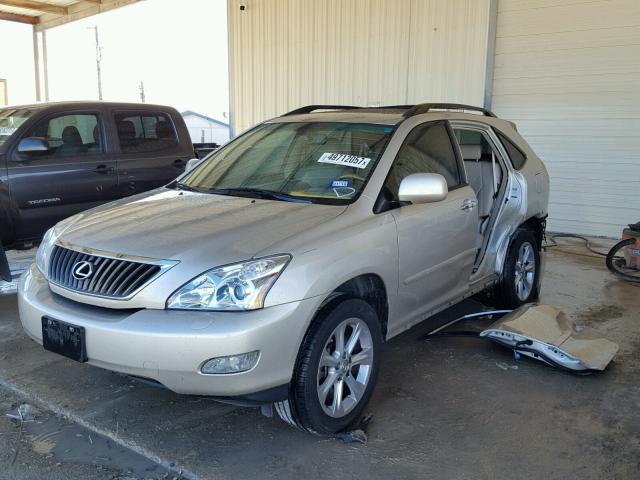 2T2GK31U18C050995 - 2008 LEXUS RX 350 TAN photo 2