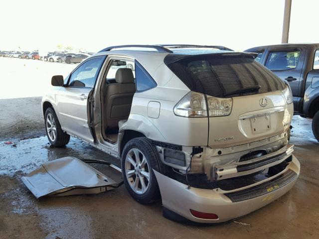 2T2GK31U18C050995 - 2008 LEXUS RX 350 TAN photo 3