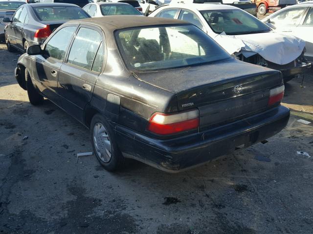 2T1BA02EXTC128299 - 1996 TOYOTA COROLLA BLACK photo 3