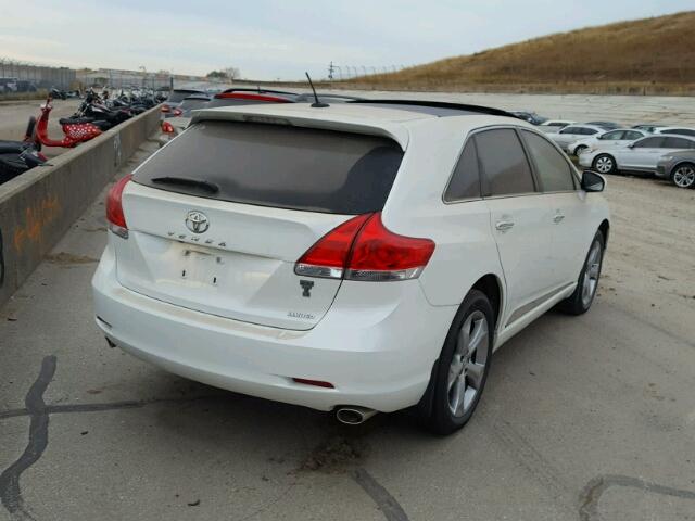 4T3ZK3BB0CU047031 - 2012 TOYOTA VENZA LE WHITE photo 4