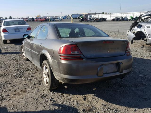 1B3EJ56U11N529053 - 2001 DODGE STRATUS ES BROWN photo 3