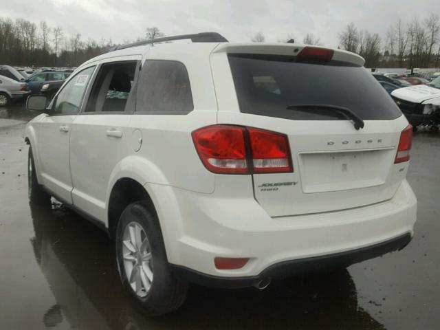 3C4PDDBGXHT618204 - 2017 DODGE JOURNEY SX WHITE photo 3