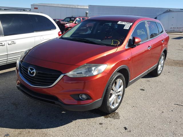 JM3TB2DV7D0408761 - 2013 MAZDA CX-9 GRAND ORANGE photo 2