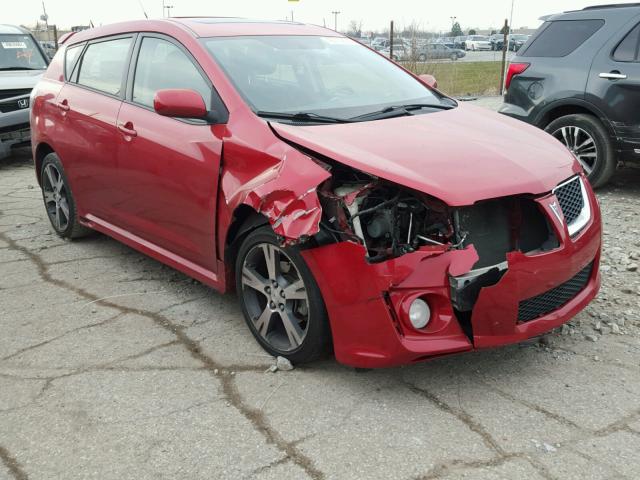 5Y2SR67009Z432409 - 2009 PONTIAC VIBE GT RED photo 1